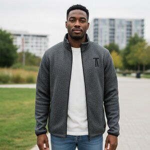 OGIO ® Grit Fleece Jacket OG727‎ Full Zip Men Size Small Activewear Hiking Gorp